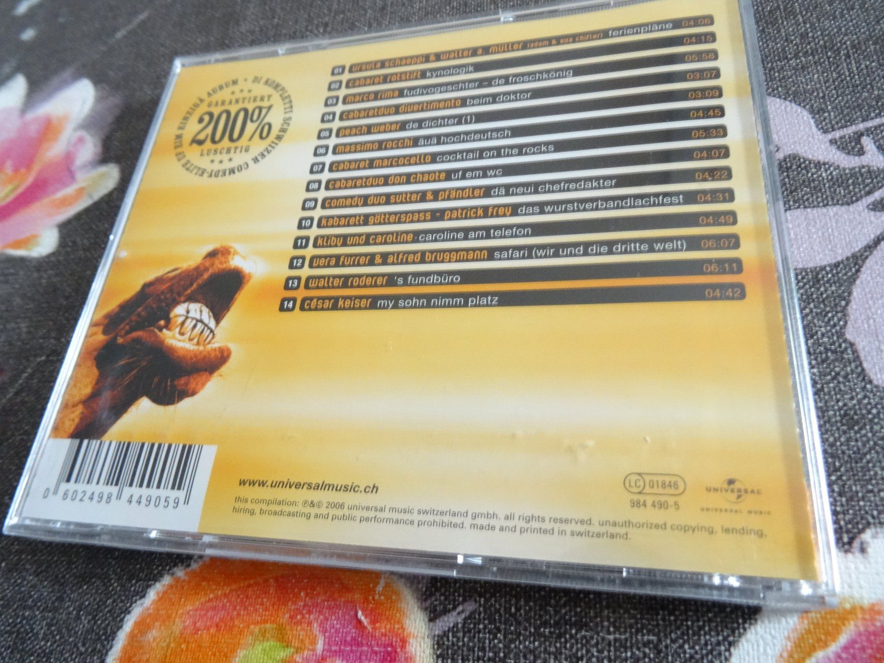 CD: 200 % Luschtig - di beschte schwiizer comdey-klassiker CD – Usato da Olten venduto da Disc-Ausverkauf 1