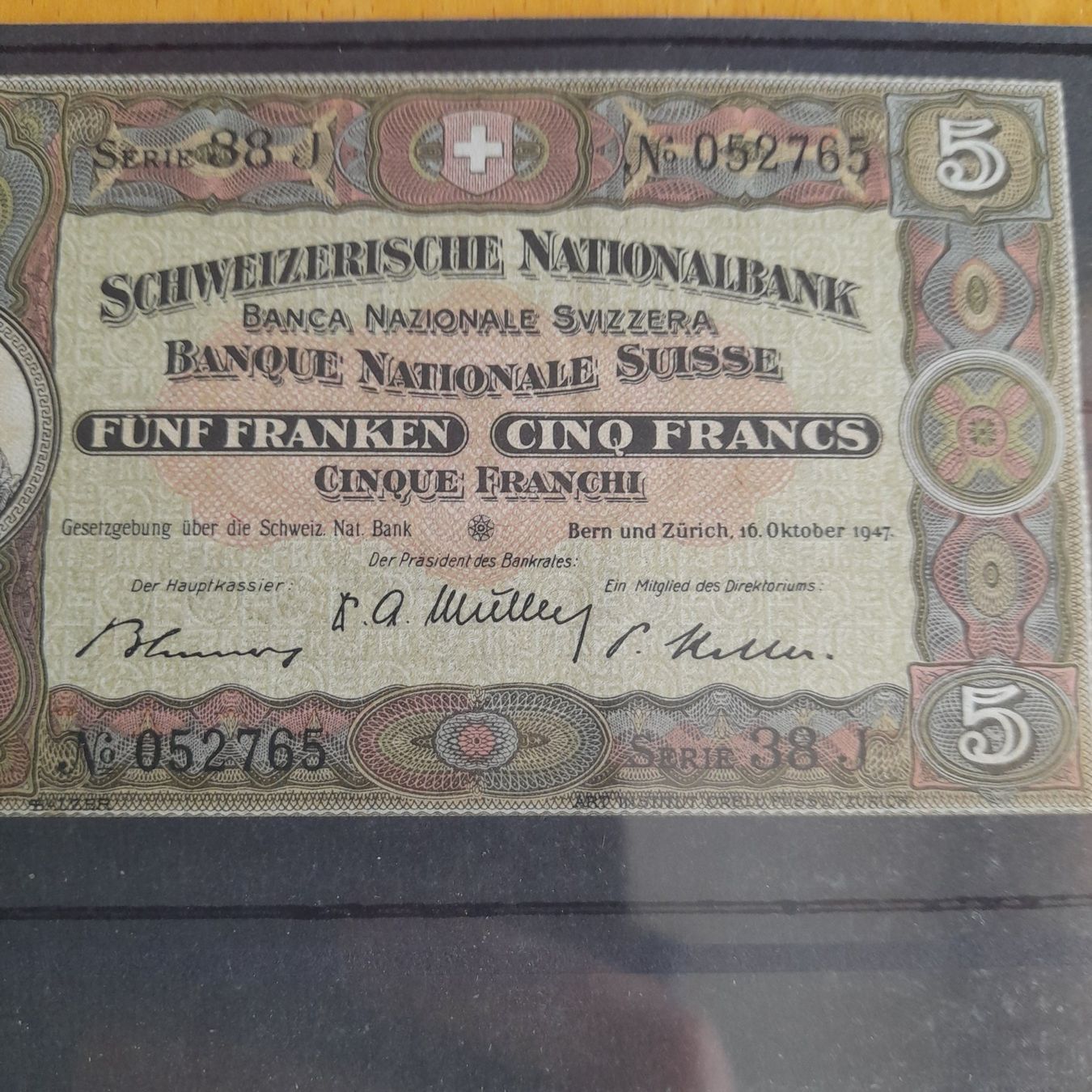 Banconote: 5 Franken Banknoten, 6 Stk. – Usato da Orpund venduto da 118302 1