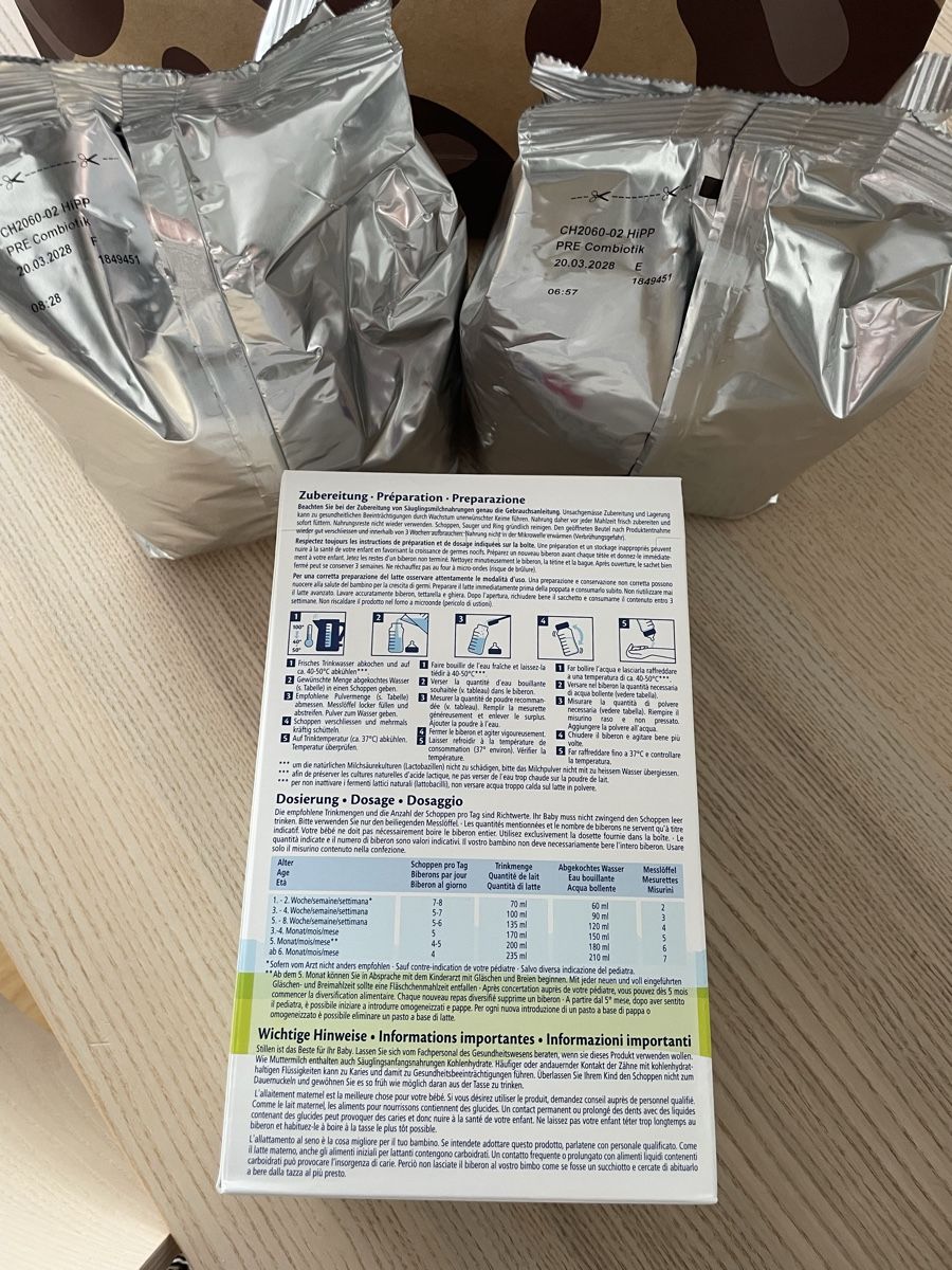 Coop Lebensmittel & Spezialitäten: Hipp PRE bio Combiotik NEU 3x600g – Neu (gemäss Beschreibung) aus Muttenz von bloggie 2