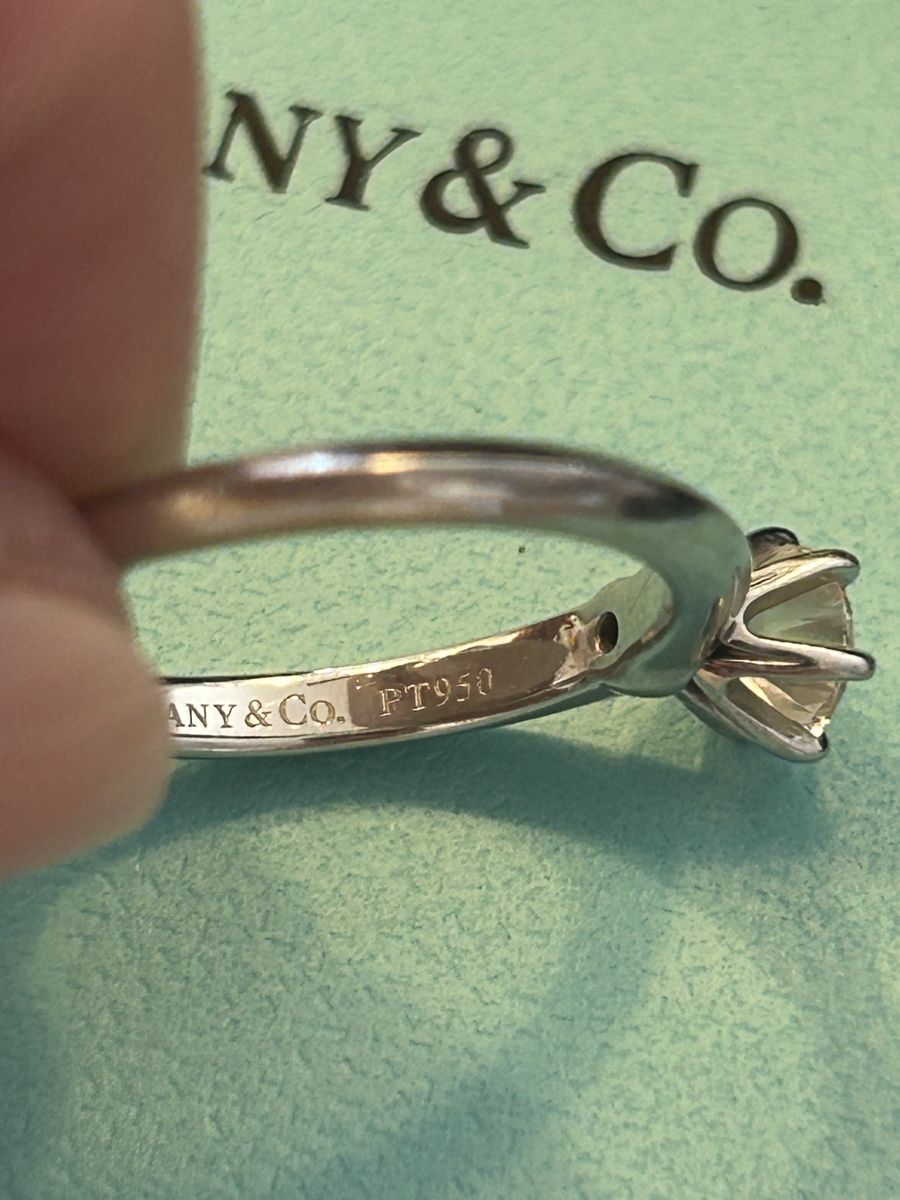 Tiffany & Co. Anelli: Tiffany & Co. Diamant-Platin Ring – Usato da Basel venduto da David_2019 4