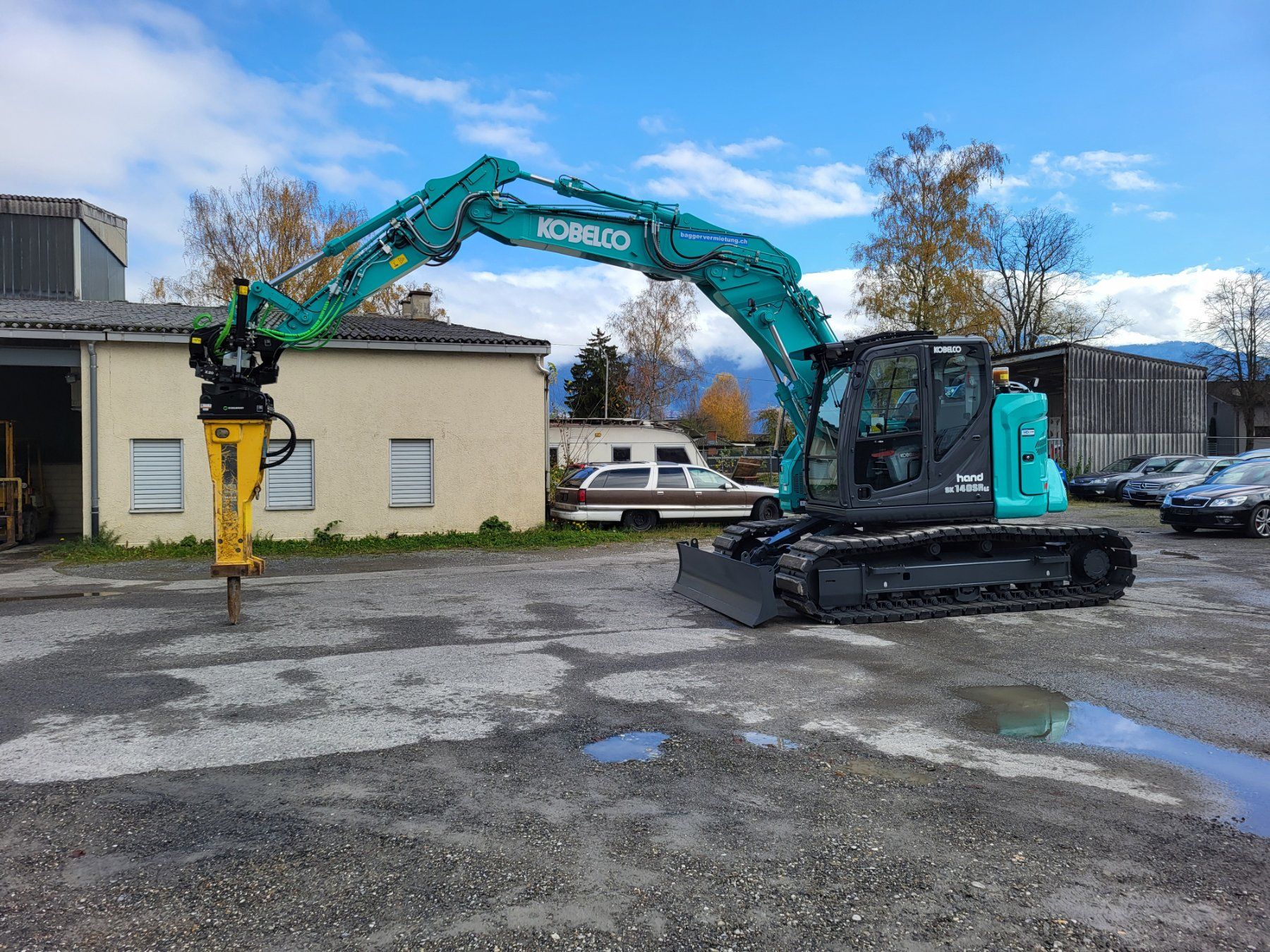 Kobelco Bagger: 18 t Bagger Kobelco mit Tiltrotator Mieten – Neu (gemäss Beschreibung) aus Widnau von weruwi 5