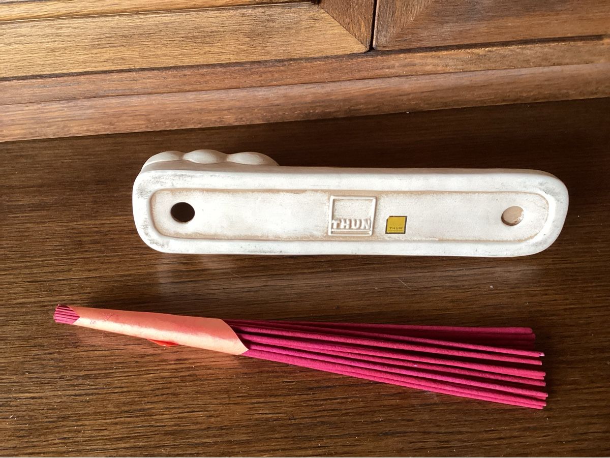 Candele: Räucherstäbchen Halter, Keramik Thun inkl.3 Set Stäbchen – Usato da Minusio venduto da scotch111 3
