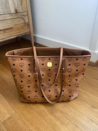 MCM Shopper Cognac gross