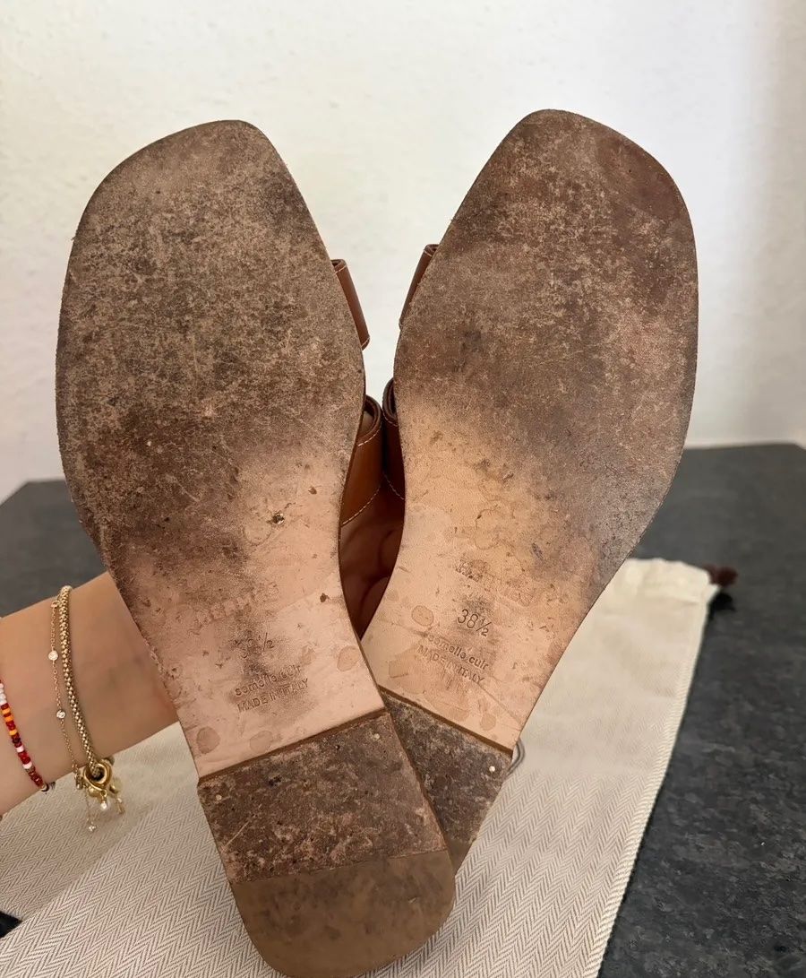 Hermès Damenschuhe: Hermès Oran Sandalen Gr. 38.5, braun – Neu (gemäss Beschreibung) aus Triesen von atos87 2
