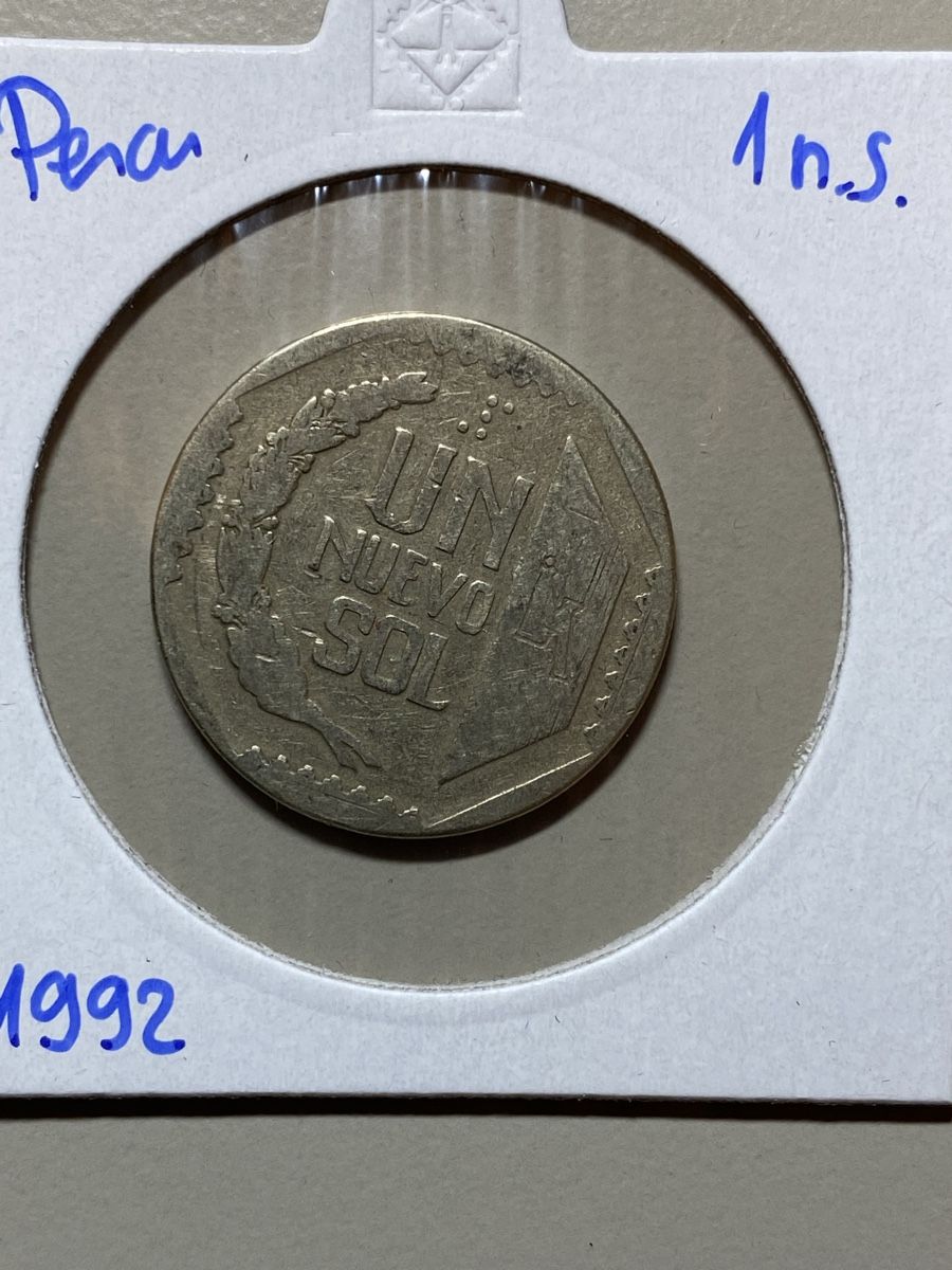 Toutes les monnaies: Pérou - 1 new sol - 1992 – D'occasion à Payerne par Mike1682