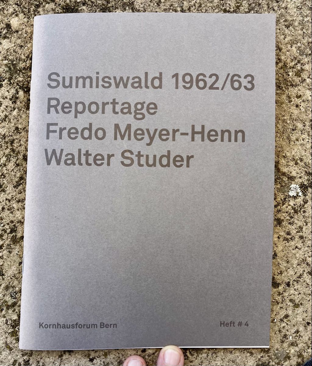 Riviste & Magazine: Sumiswald: Walter Studer – Usato da Buchs AG venduto da Allerleis