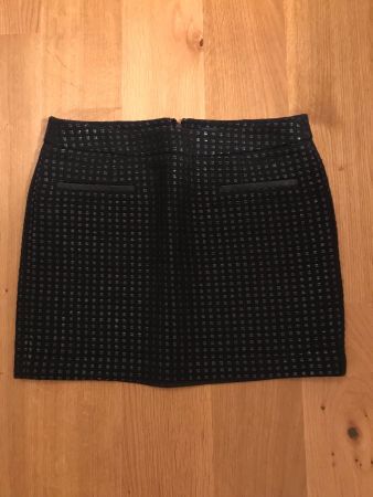 Sexy Minirock schwarz XS 34 Gap
