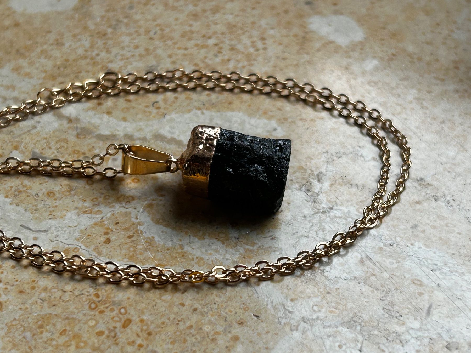 Ciondoli: Anhänger Black Stone goldenprotection – Usato da Dittingen venduto da Bijoubelle 6