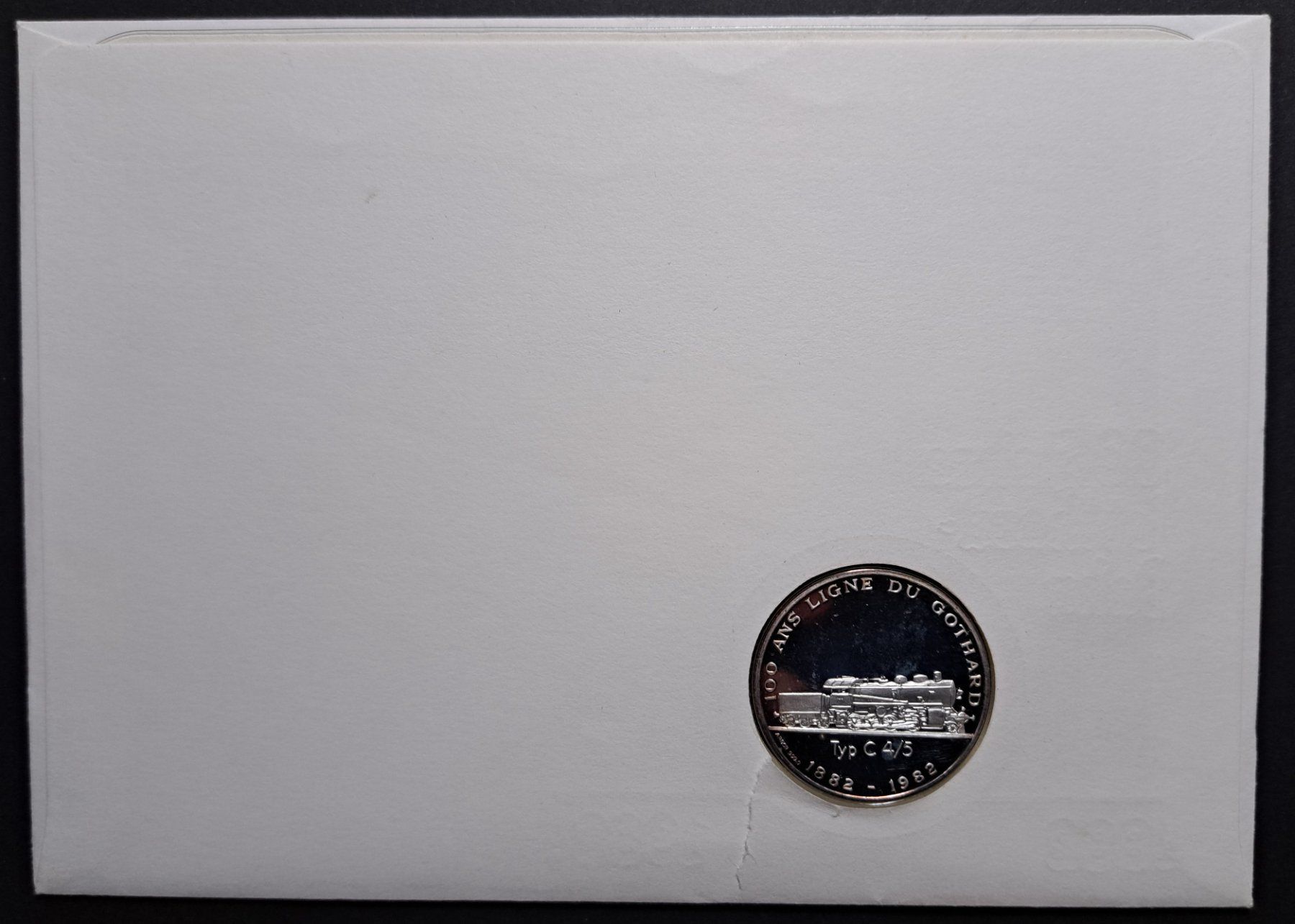 Tutti i francobolli: Numisbrief 100 Jahre Gotthardbahn 15gr Silber 999.9 – Usato da Unterägeri venduto da PhilatelieStudiger 1