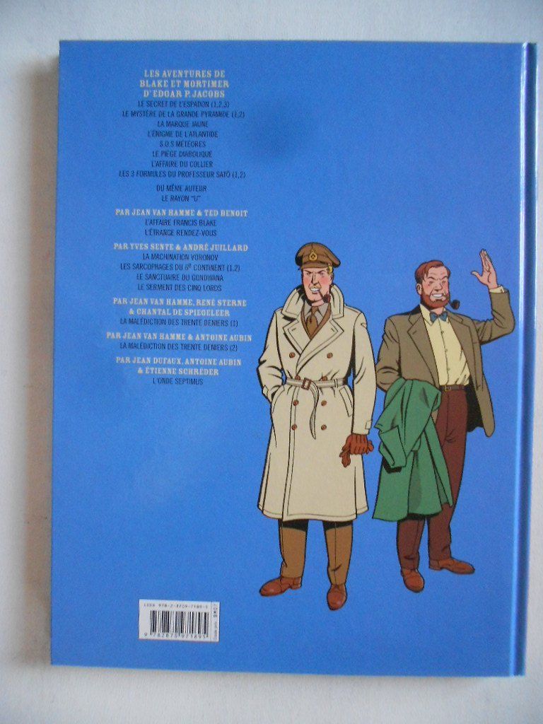 Fumetti: BLAKE ET MORTIMER  -  L' ONDE DE SEPTIMUS – Usato da Bex venduto da Giorgiob 1