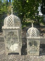 Laternen-Set, Vintage Stil, Shabby Chic, Sommerdeko 49