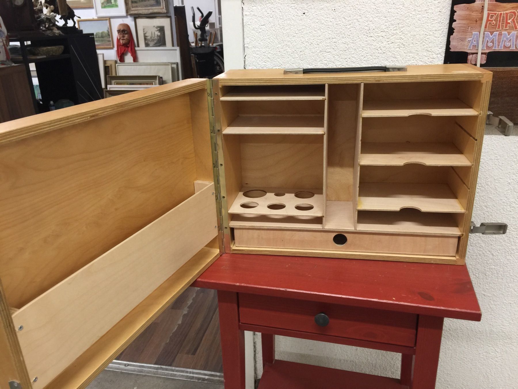 Casse di trasporto: ORGANIZER/KLAPPKISTE/TRAGBAR AUS HOLZ – Usato da Dietikon venduto da brocki-eyra 1