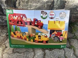 BRIO Holz-Eisenbahn "Scenic View" Bauernhof
