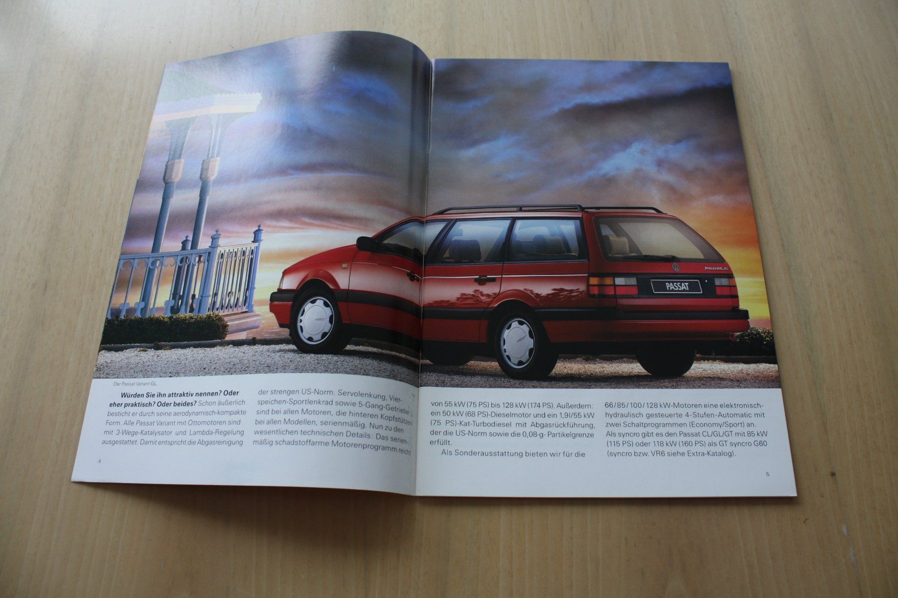 VW Documenti: VW Passat Variant Prospekt 8/1992 – Usato da Wikon venduto da erwin400 2