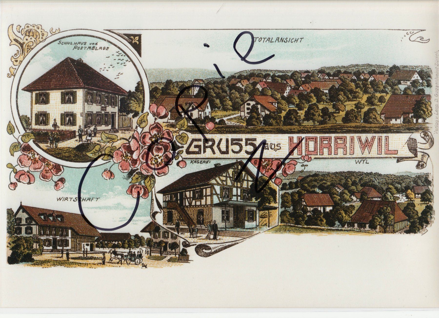 Cartoline postali: Gruss aus Horriwil – Usato da Fällanden venduto da Blausegelfliege