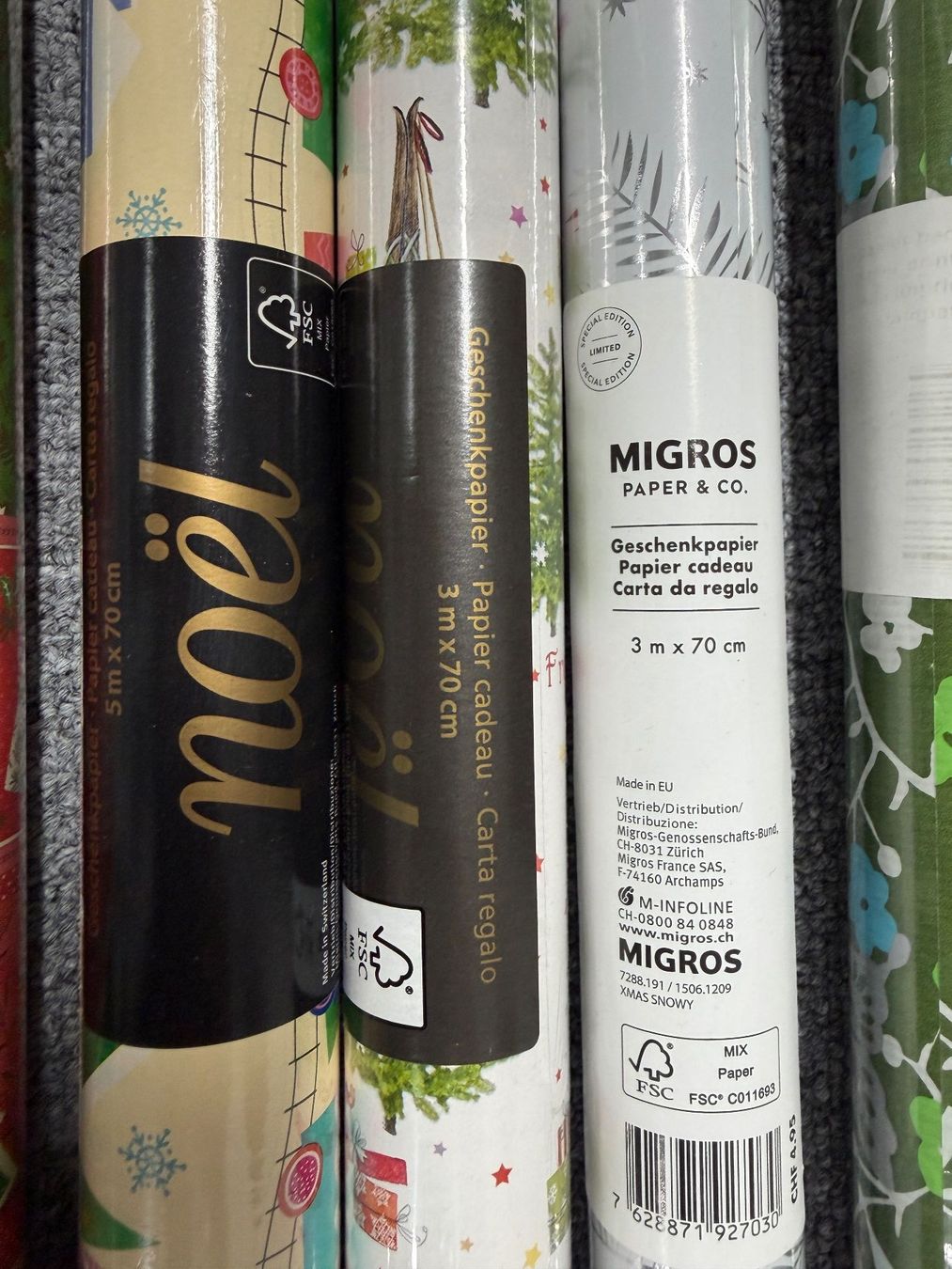 Carta: Diverses Geschenkpapier, Neu – Nuovo e nell'imballaggio originale da Wolfwil venduto da Inseider12 4