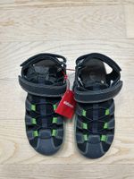 Elefanten Sandalen, dunkelblau/grün, Gr. 34, neu