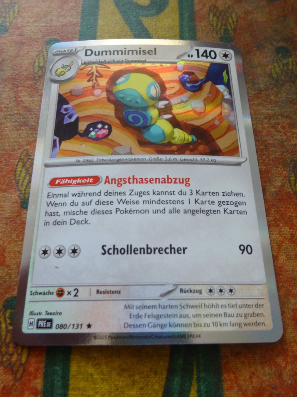 Pokémon Carte collezionabili: POKEMON  Dummimisel  H  PRE DE  080/131   KP140   2025 – Usato da Romanel-sur-Lausanne venduto da Swift13
