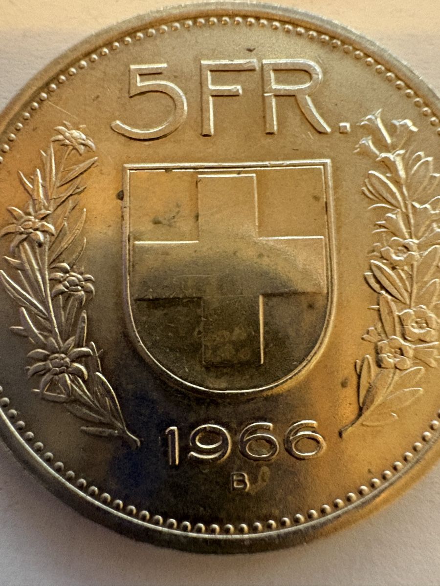 Alle Münzen: 5 chf 1935/1966 – Gebraucht aus Murten von Tzaugg 3