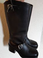 Motorradstiefel Damen, echt Rindsleder, Gr. 37