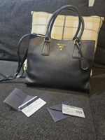 👜 Prada Tasche – Saffiano Leder – Schwarz (1BA118)