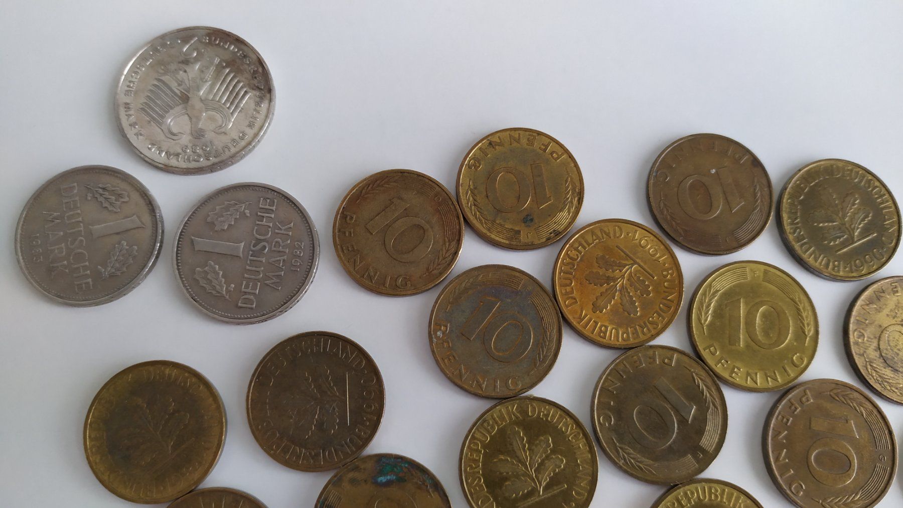Tutti le monete: Lot Deutsche Mark, DM, ab 1980 – Usato da Chezard St-Martin venduto da Loucail 1