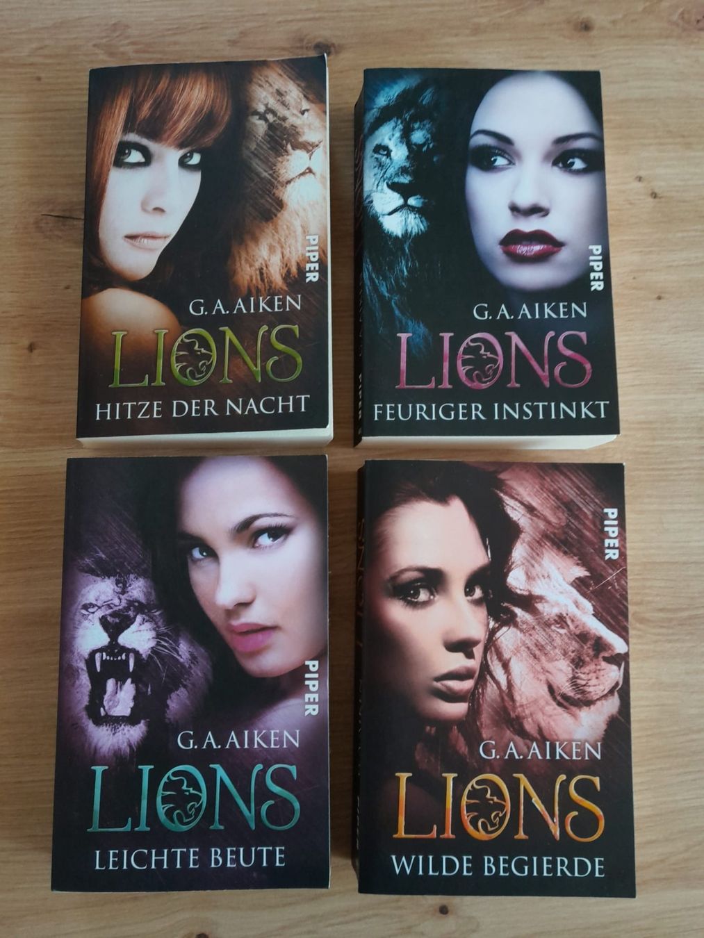 Libri: Lions Band 1 bis 4 von G. A. Aiken – Usato da Waldkirch venduto da StaraFinchen