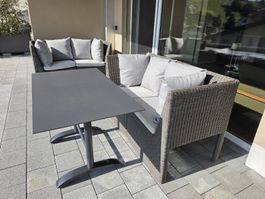 Garten Sitzgruppe Loungemöbel und Tisch von Gartenmöbel Hunn