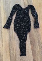 Sexy body Netz mit Steinbesatz schwarz Grösse S-M-L