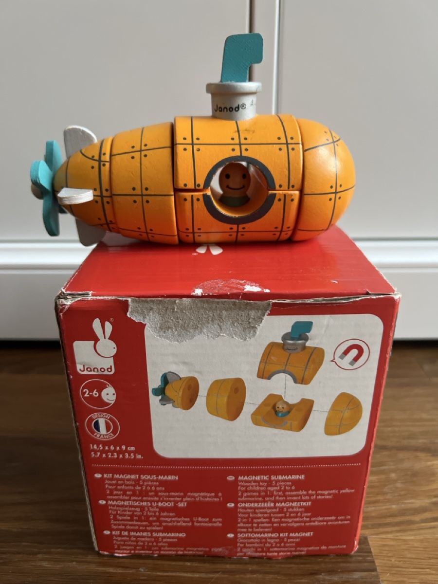 Janod Giocattoli: Janod Wooden Toy Magnet Stacking Set - Develop Skills – Usato da Adliswil venduto da youngbee 2