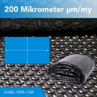 Solarfolie für Pool 1000x500cm 200µm