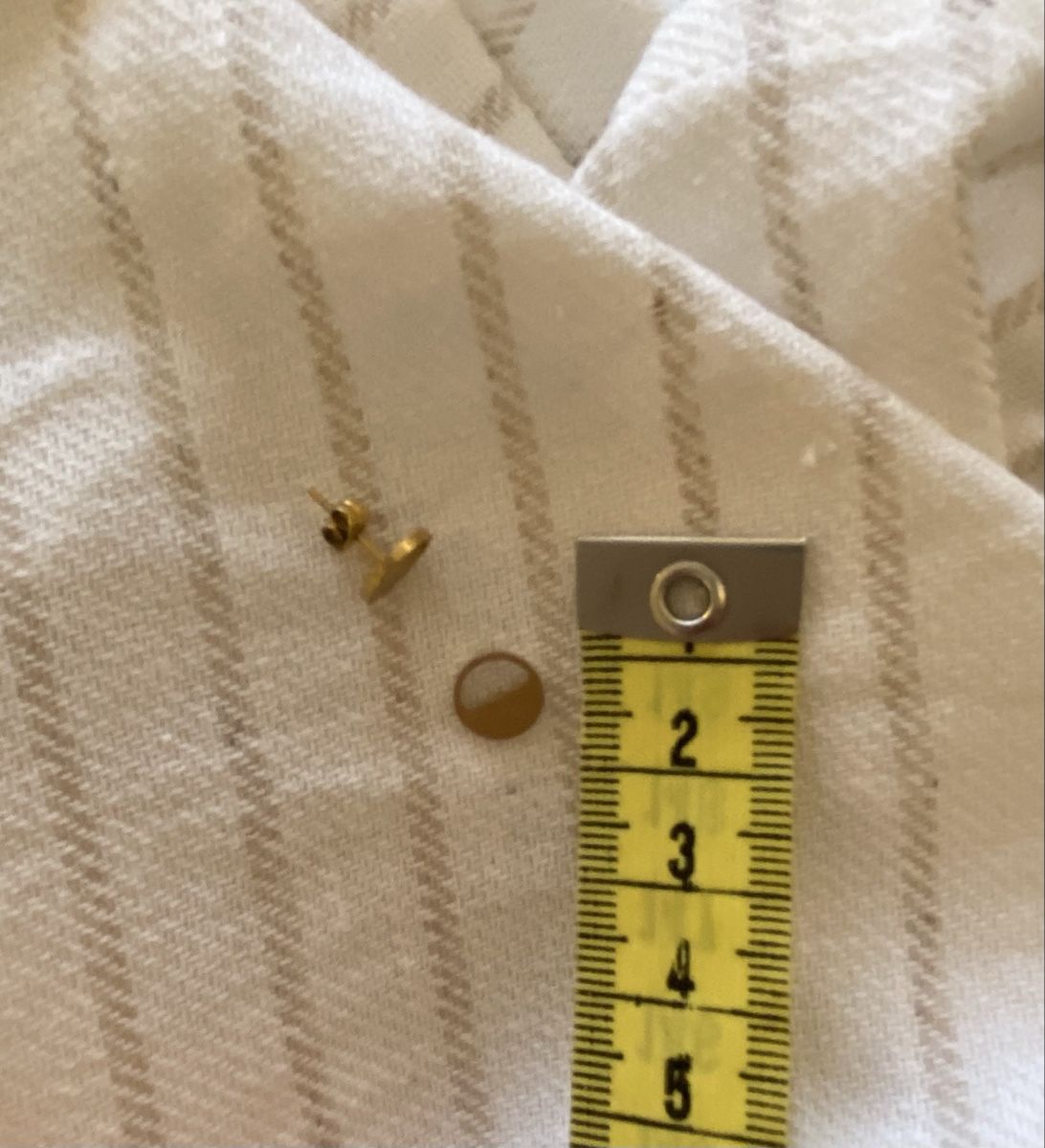 Orecchini pendenti & Orecchini a lobo: Messing Ohrstecker 2 Paar minimalistisch – Usato da Dietlikon venduto da Luna77 1