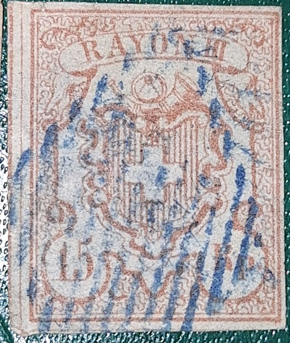 Tutti i francobolli: Rayon Nr. 20 Typ 6 RS dünn – Usato da Balgach venduto da SIMEON27