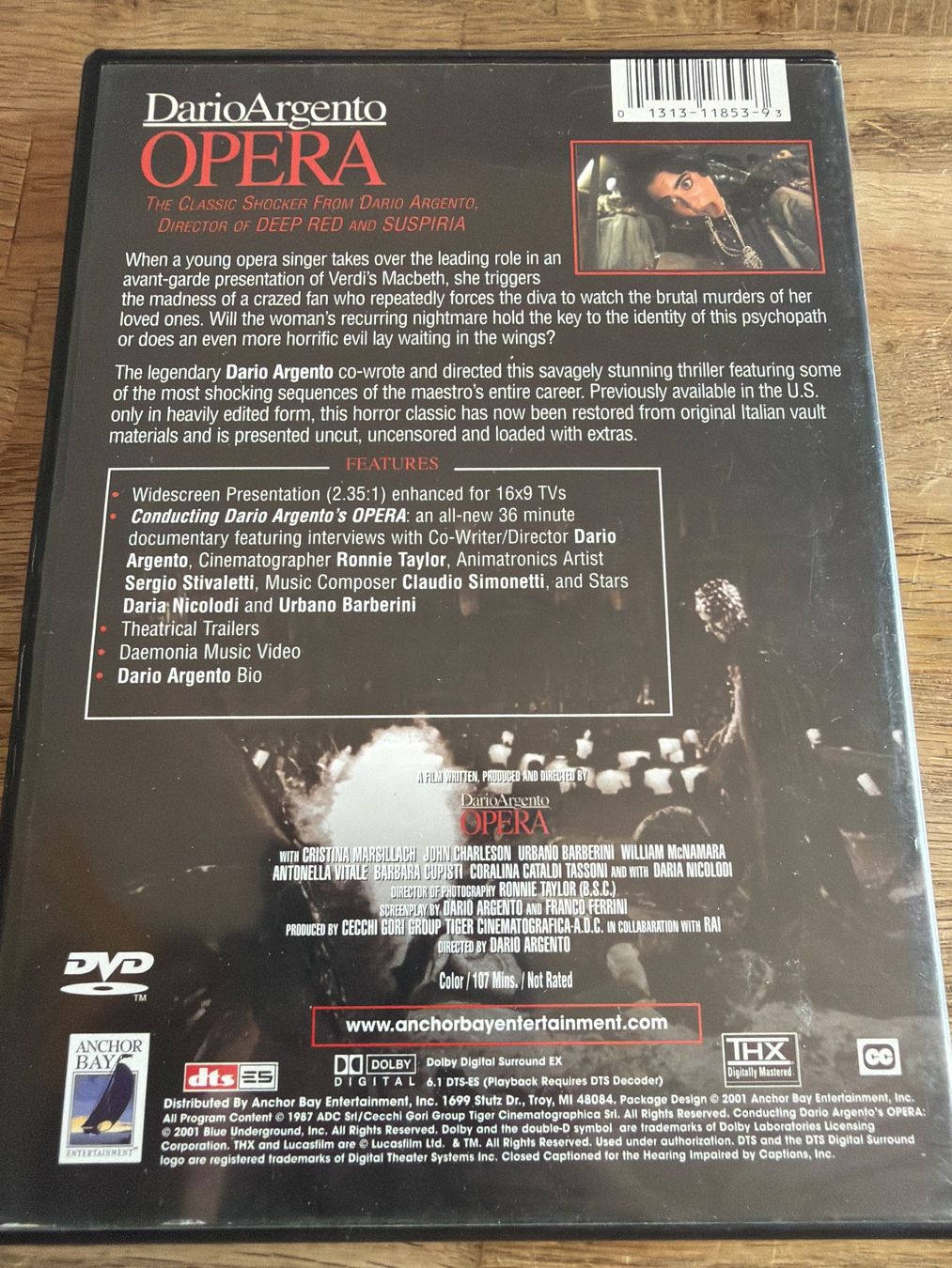 Alle DVDs: Dario Argento’s Opera - Limited edition (Code free) – Gebraucht aus Lugano von bad_2t9b 1