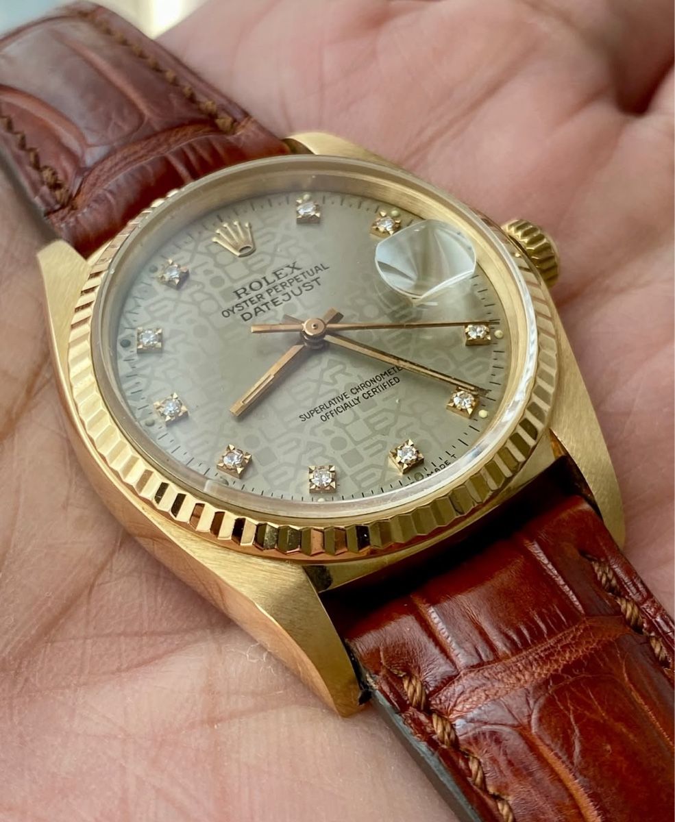 Rolex Uhren: Rolex Datejust 16018 or 18k diamonds – Gebraucht aus Neuchatel von mar_9blm 1