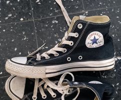 Coole Converse All Stars Chucks, Schwarz, Grösse 37,5