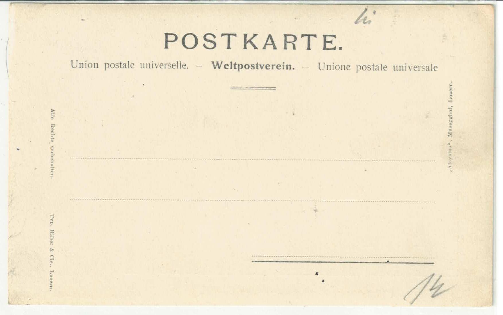 Cartoline postali: Wallfahrtskapelle Hergiswil bei Luzern – Usato da Ettingen venduto da Kartenplanet 1