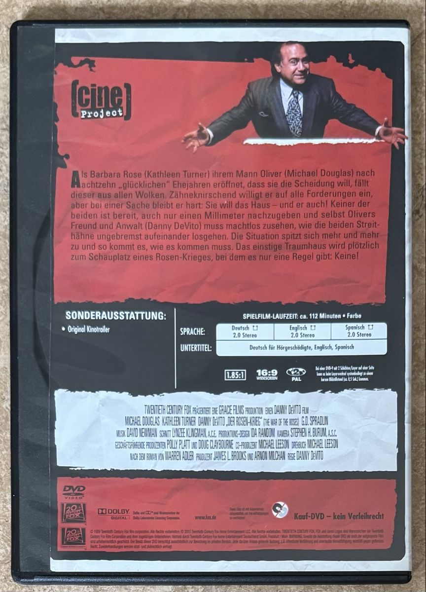 Alle DVDs: DER ROSEN - KRIEG  – Neu (gemäss Beschreibung) aus Dietikon von AndreaSch01 1