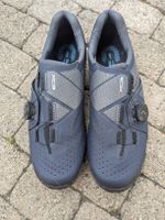 Schuhe MTB Shimano XC Grösse 42 dunkelblau guter Zustand 