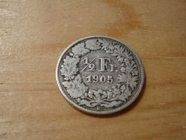 (D2) 1/2 Franken 1905