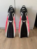 Aqualung Phazer Pinne, wit/roze, XL Flossen Grösse 42 Pink