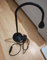 Schwarze LED-Tischlampe / Leselampe