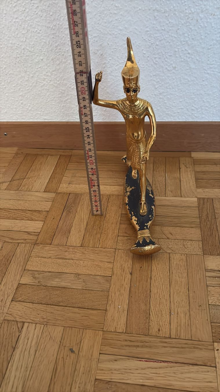 Sculture & Statue: Ägyptische mini Statue vergoldet – Usato da Schlieren venduto da ela_kpw6