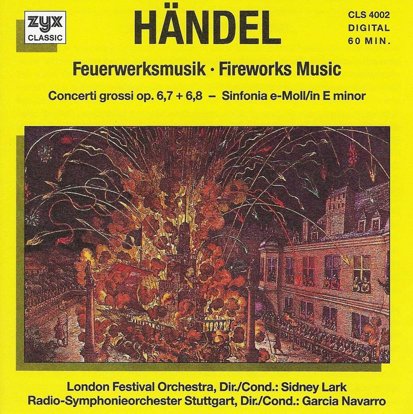 CD: Händel  - Feuerwerksmusik, CD – Usato da Hombrechtikon venduto da Luetzelsee