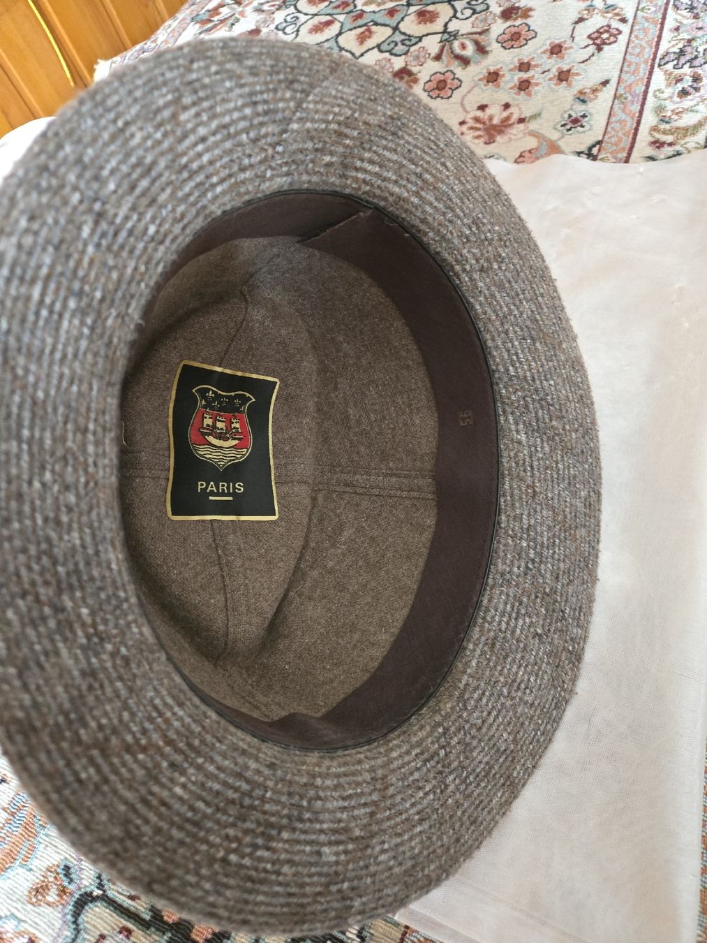 Copricapi, berretti & cappellini: Klassischer Herrenhut, Grösse 56, Paris – Usato da Einsiedeln venduto da stonica 3