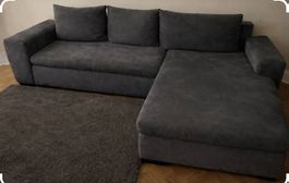 L Sofa Samt _ Anthrazit abholung spätestens bis 14.06.2026