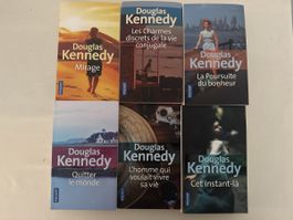 Lot de 6 Livres de Douglas Kennedy, parfait pour l'été!