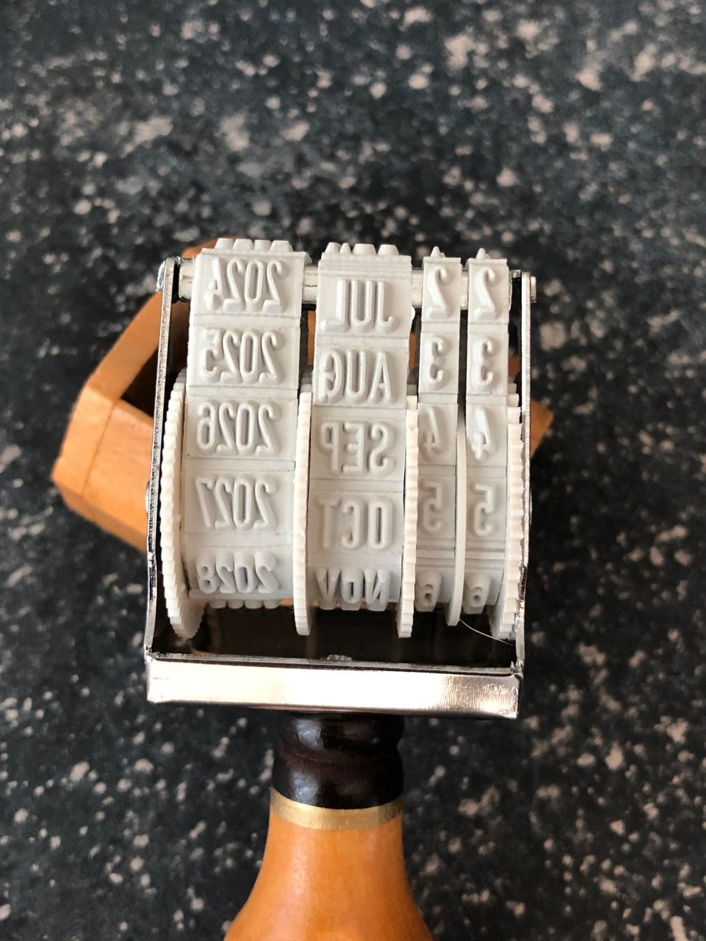 Timbri: Stempel Datumsstempel Buchhaltung im Vintage Look – Nuovo (secondo la descrizione) da Berg am Irchel venduto da Zweiti_Chance 3