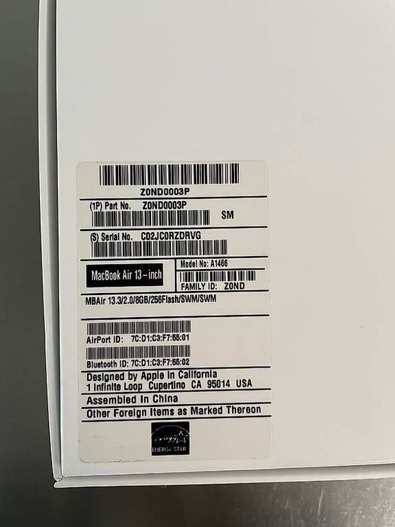 Apple Notebook: MacBook Air 13.3 Zoll – Usato da Aarburg venduto da Qin3ze 3