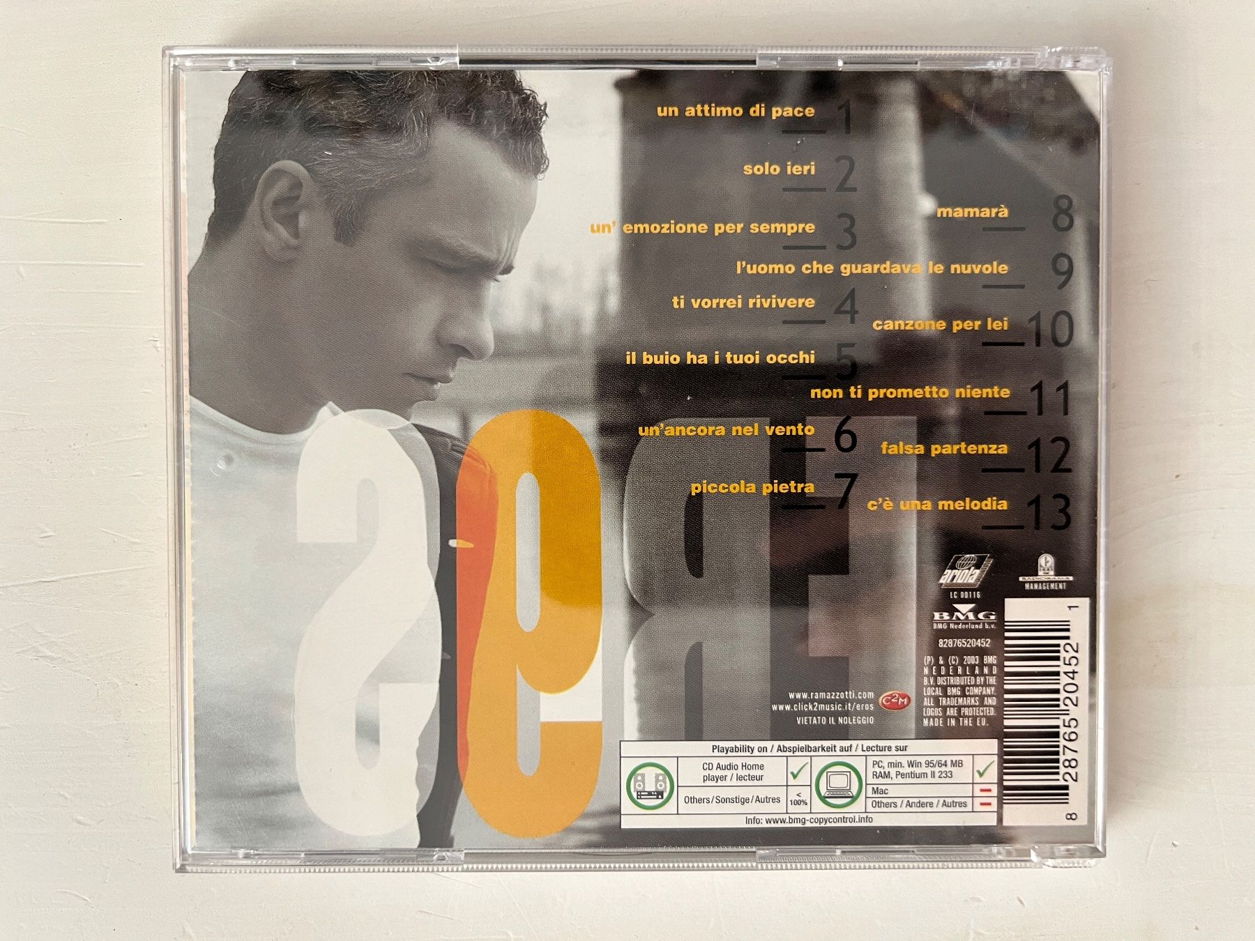 CD: Eros Ramazotti 9 | ER9S | CD – Usato da Sierre venduto da black.box 1
